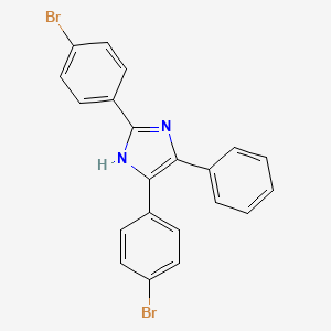 2,4-bis(4-bromophenyl)-5-phenyl-1H-imidazole