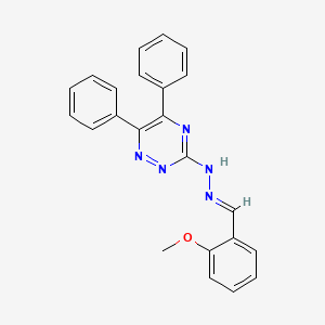 2-methoxybenzaldehyde (5,6-diphenyl-1,2,4-triazin-3-yl)hydrazone
