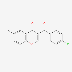 3-(4-chlorobenzoyl)-6-methyl-4H-chromen-4-one