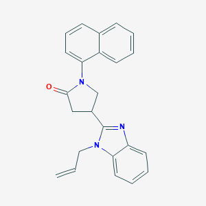 4-(1-allyl-1H-benzimidazol-2-yl)-1-(1-naphthyl)-2-pyrrolidinone