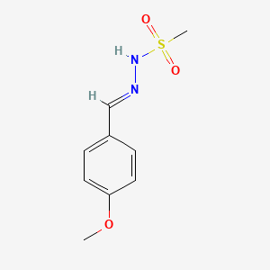 molecular formula C9H12N2O3S B3855940 N'-(4-methoxybenzylidene)methanesulfonohydrazide 