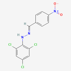 4-nitrobenzaldehyde (2,4,6-trichlorophenyl)hydrazone