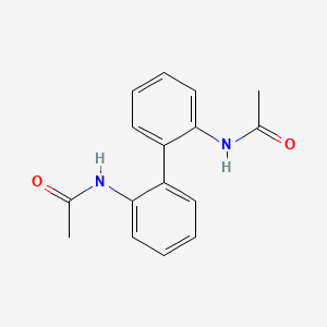 molecular formula C16H16N2O2 B3856034 N,N'-2,2'-biphenyldiyldiacetamide 