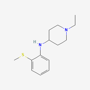 1-ethyl-N-[2-(methylthio)phenyl]-4-piperidinamine