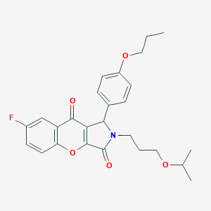 7-Fluoro-2-(3-isopropoxypropyl)-1-(4-propoxyphenyl)-1,2-dihydrochromeno[2,3-c]pyrrole-3,9-dione