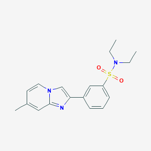 N,N-diethyl-3-(7-methylimidazo[1,2-a]pyridin-2-yl)benzenesulfonamide