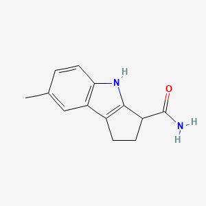 7-methyl-1,2,3,4-tetrahydrocyclopenta[b]indole-3-carboxamide