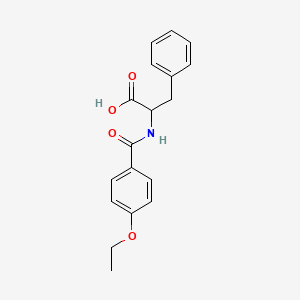molecular formula C18H19NO4 B3856548 N-(4-ethoxybenzoyl)phenylalanine 