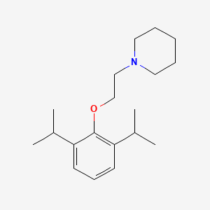 1-[2-(2,6-diisopropylphenoxy)ethyl]piperidine