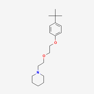 molecular formula C19H31NO2 B3856688 1-{2-[2-(4-tert-butylphenoxy)ethoxy]ethyl}piperidine 