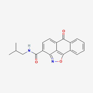 molecular formula C19H16N2O3 B3856832 N-isobutyl-6-oxo-6H-anthra[1,9-cd]isoxazole-3-carboxamide 