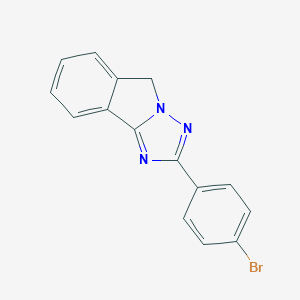 molecular formula C15H10BrN3 B385690 2-(4-溴苯基)-5H-[1,2,4]三唑并[5,1-a]异吲哚 CAS No. 791786-61-3