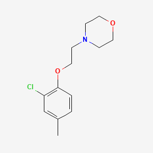 molecular formula C13H18ClNO2 B3856916 4-[2-(2-chloro-4-methylphenoxy)ethyl]morpholine 