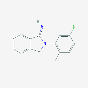 molecular formula C15H13ClN2 B385699 2-(5-Chloro-2-methylphenyl)-1-isoindolinimine 