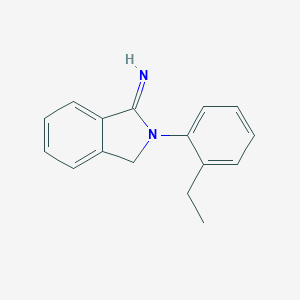 molecular formula C16H16N2 B385700 2-(2-Ethylphenyl)-1-isoindolinimine 