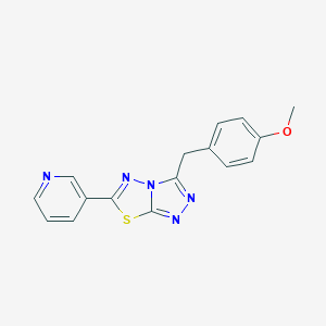 3-(4-Methoxybenzyl)-6-(pyridin-3-yl)-[1,2,4]triazolo[3,4-b][1,3,4]thiadiazole