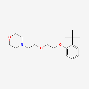 molecular formula C18H29NO3 B3857104 4-{2-[2-(2-tert-butylphenoxy)ethoxy]ethyl}morpholine 