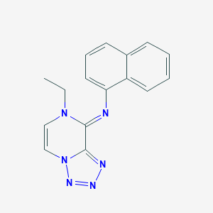 N-(7-ethyltetraazolo[1,5-a]pyrazin-8(7H)-ylidene)-N-(1-naphthyl)amine