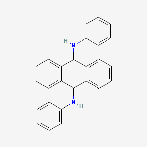 (10-anilino-9,10-dihydro-9-anthracenyl)phenylamine