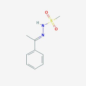 molecular formula C9H12N2O2S B3857194 N'-(1-phenylethylidene)methanesulfonohydrazide 