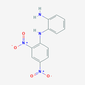 molecular formula C12H10N4O4 B385725 N~1~-(2,4-dinitrophenyl)-1,2-benzenediamine CAS No. 964-78-3