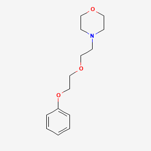 molecular formula C14H21NO3 B3857305 4-[2-(2-phenoxyethoxy)ethyl]morpholine 
