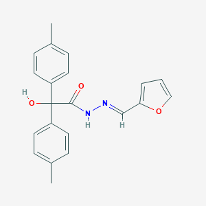 N'-(2-furylmethylene)-2-hydroxy-2,2-bis(4-methylphenyl)acetohydrazide