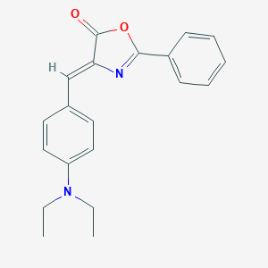 molecular formula C20H20N2O2 B385768 4-[4-(diethylamino)benzylidene]-2-phenyl-1,3-oxazol-5(4H)-one 