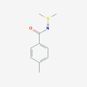 molecular formula C10H13NOS B385777 N-(dimethyl-lambda4-sulfanylidene)-4-methylbenzamide 