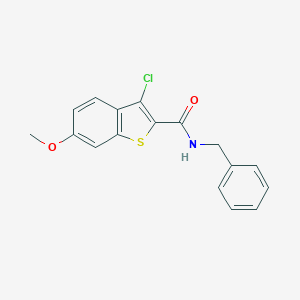 N-benzyl-3-chloro-6-methoxy-1-benzothiophene-2-carboxamide