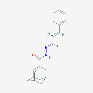 N-[(E)-[(E)-3-phenylprop-2-enylidene]amino]adamantane-1-carboxamide