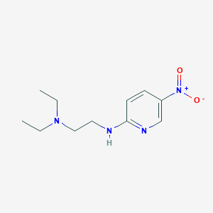 molecular formula C11H18N4O2 B3857829 N,N-diethyl-N'-(5-nitro-2-pyridinyl)-1,2-ethanediamine 