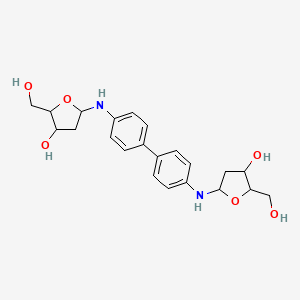 5,5'-(4,4'-biphenyldiyldiimino)bis[2-(hydroxymethyl)tetrahydro-3-furanol]