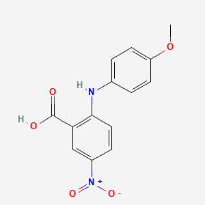 2-[(4-methoxyphenyl)amino]-5-nitrobenzoic acid