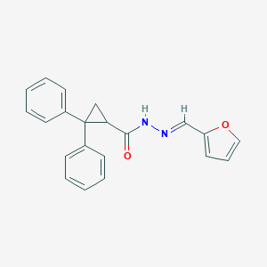 N'-(2-furylmethylene)-2,2-diphenylcyclopropanecarbohydrazide