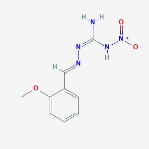 2-(2-methoxybenzylidene)-N-nitrohydrazinecarboximidamide