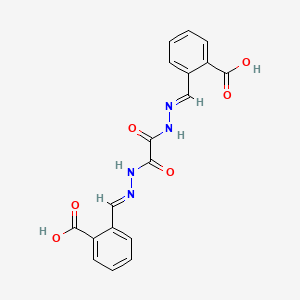 2,2'-[(1,2-dioxo-1,2-ethanediyl)bis(2-hydrazinyl-1-ylidenemethylylidene)]dibenzoic acid