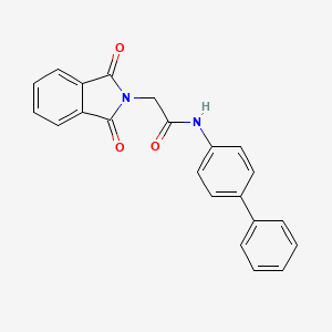 N-4-biphenylyl-2-(1,3-dioxo-1,3-dihydro-2H-isoindol-2-yl)acetamide
