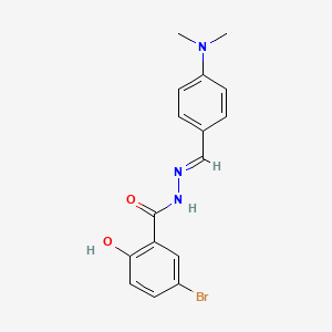 5-bromo-N'-[4-(dimethylamino)benzylidene]-2-hydroxybenzohydrazide