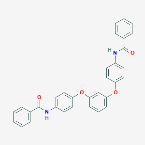 molecular formula C32H24N2O4 B385799 N-(4-{3-[4-(benzoylamino)phenoxy]phenoxy}phenyl)benzamide 
