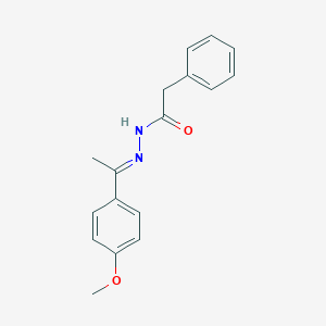 N'-[1-(4-methoxyphenyl)ethylidene]-2-phenylacetohydrazide