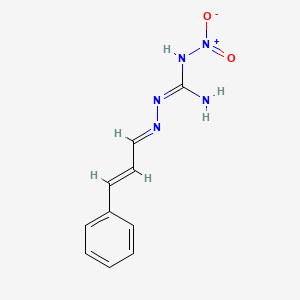 N-nitro-2-(3-phenyl-2-propen-1-ylidene)hydrazinecarboximidamide