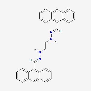 9-anthracenecarbaldehyde 1,2-ethanediyl(methylhydrazone)