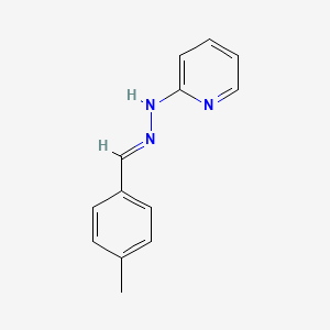 molecular formula C13H13N3 B3858122 4-methylbenzaldehyde 2-pyridinylhydrazone 