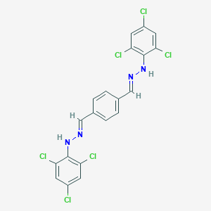 Terephthalaldehyde bis[(2,4,6-trichlorophenyl)hydrazone]
