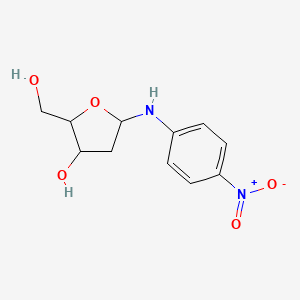 2-deoxy-N-(4-nitrophenyl)-alpha-D-erythro-pentofuranosylamine