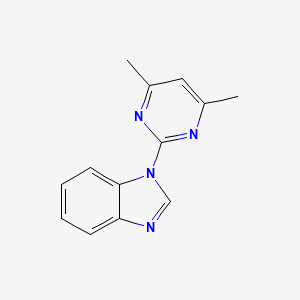 1-(4,6-dimethyl-2-pyrimidinyl)-1H-benzimidazole