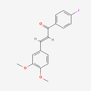 3-(3,4-dimethoxyphenyl)-1-(4-iodophenyl)-2-propen-1-one