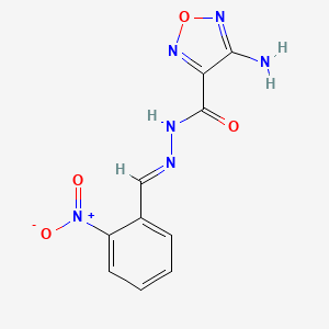 4-amino-N'-(2-nitrobenzylidene)-1,2,5-oxadiazole-3-carbohydrazide