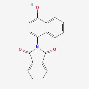 molecular formula C18H11NO3 B3858464 2-(4-hydroxy-1-naphthyl)-1H-isoindole-1,3(2H)-dione 